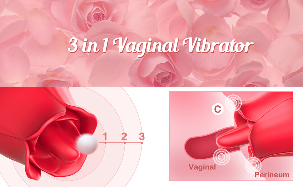 Rose Tongue Vibrator - Clitoral Stimulation 2.0