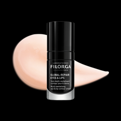 FILORGA GLOBAL-REPAIR EYES & LIPS eye and lipe treatment bottle and gel