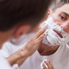 Shaving puts stress on men's skin