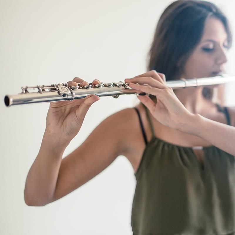 best key for flute to play in