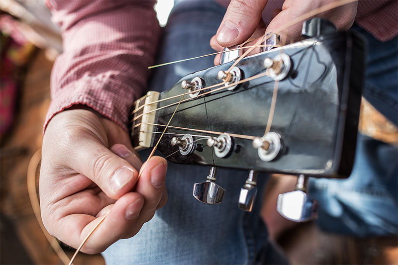 Restringing A Guitar