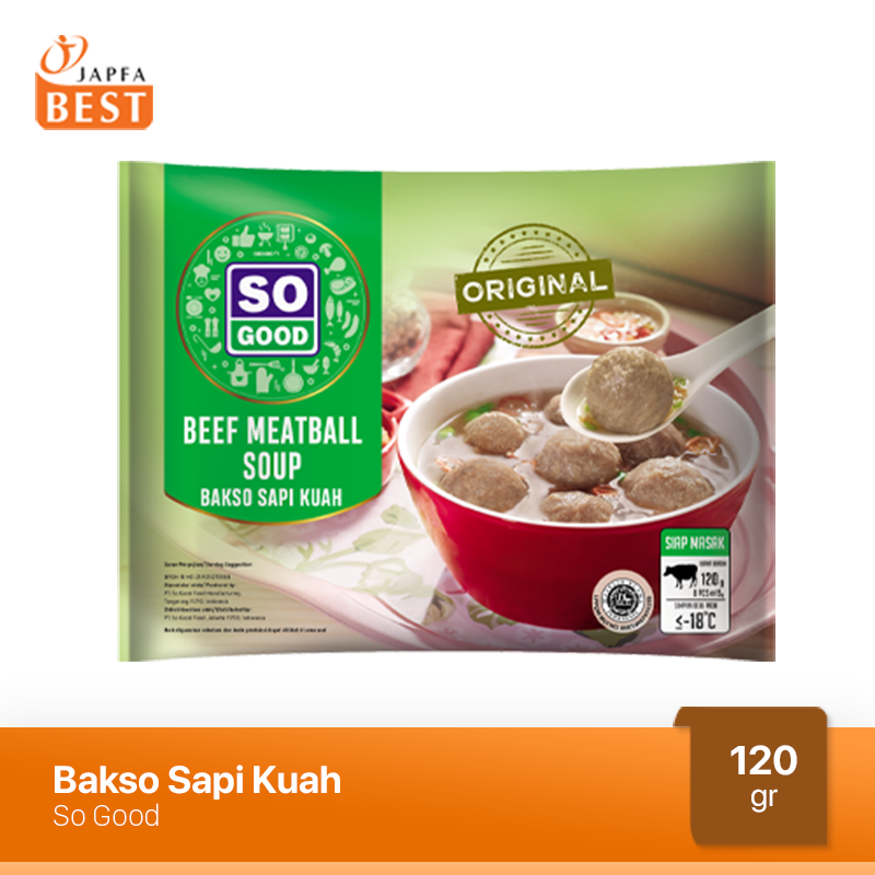 Bakso Kuah Sapi So Good 120 Gr – Japfa Best Online