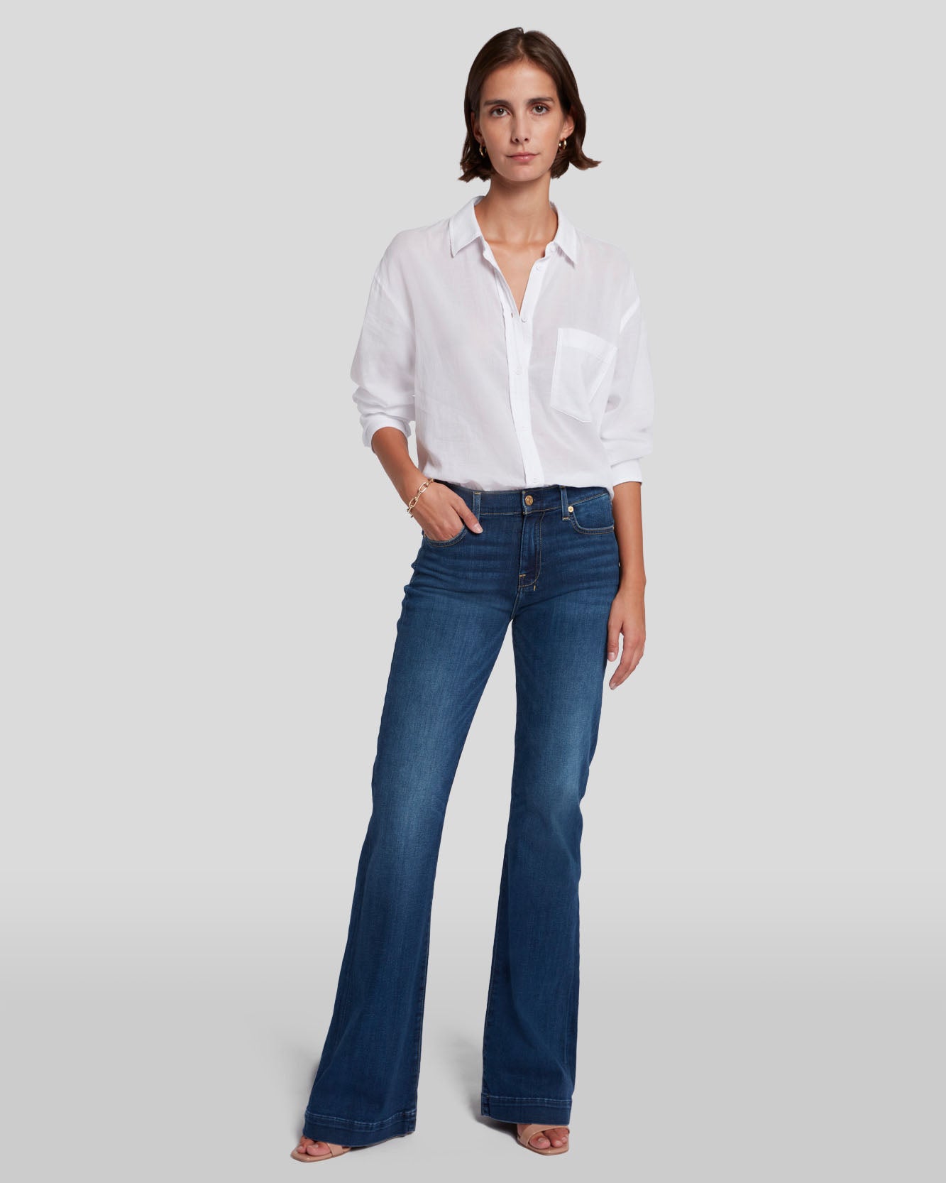 Women's Mid-Rise Jeans- Designer Denim for Women