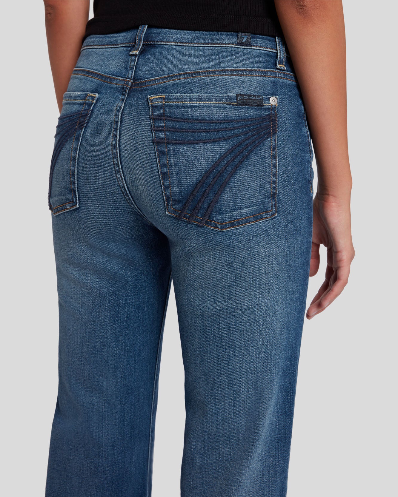 Women's Mid-Rise Jeans- Designer Denim for Women | 7 For All Mankind