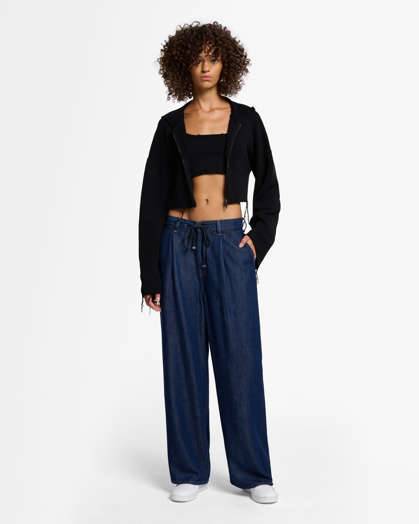 Denim Lustre Tilda Pant in Coco