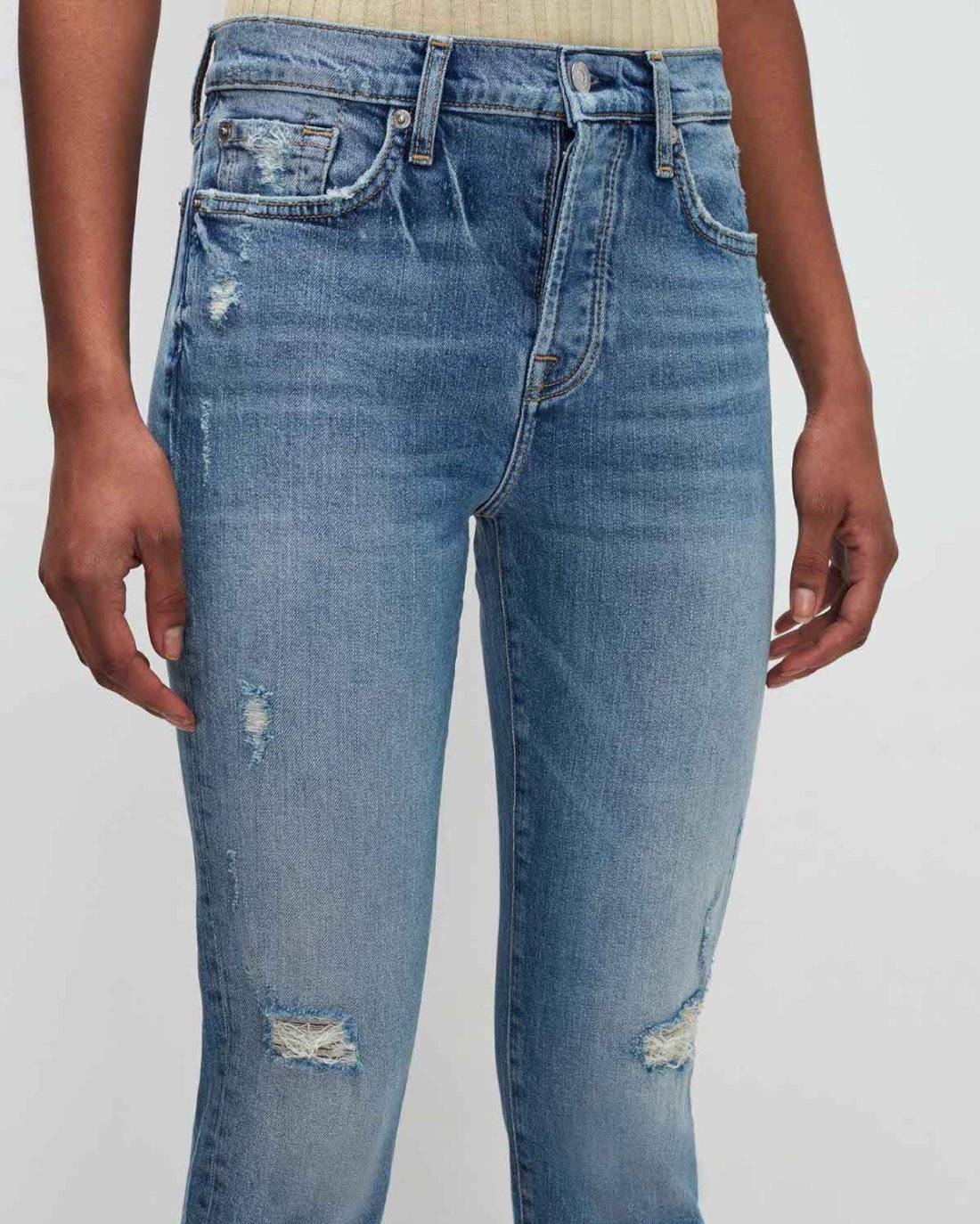 Women's Distressed & Destroyed Denim | 7 For All Mankind