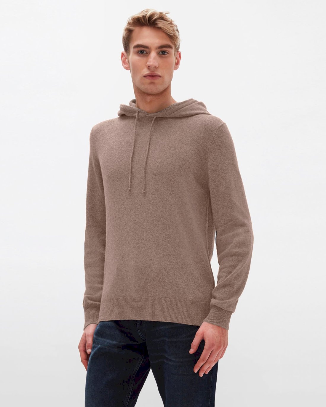 Cashmere Hoodie in Taupe | 7 For All Mankind