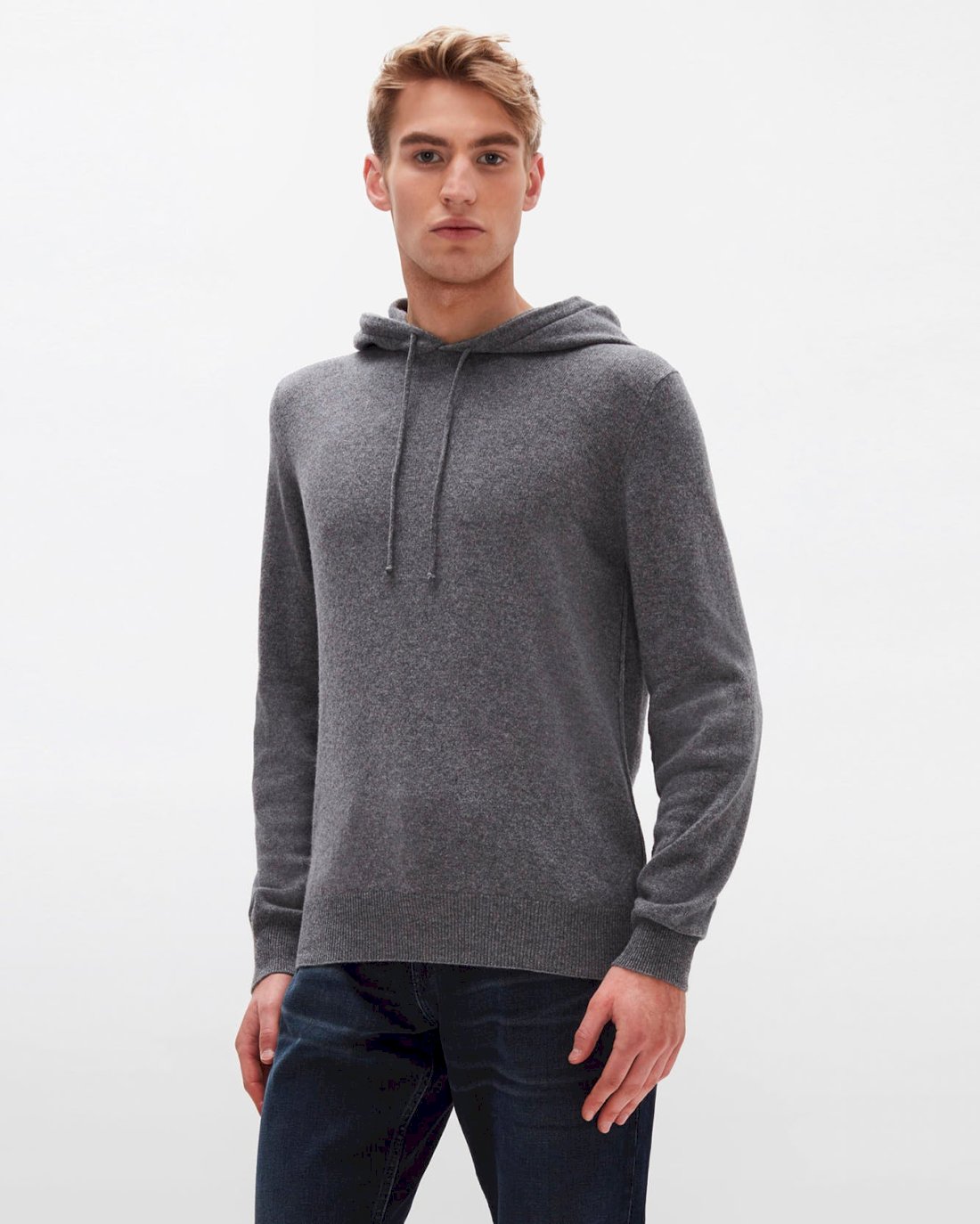 Cashmere Hoodie in Grey | 7 For All Mankind