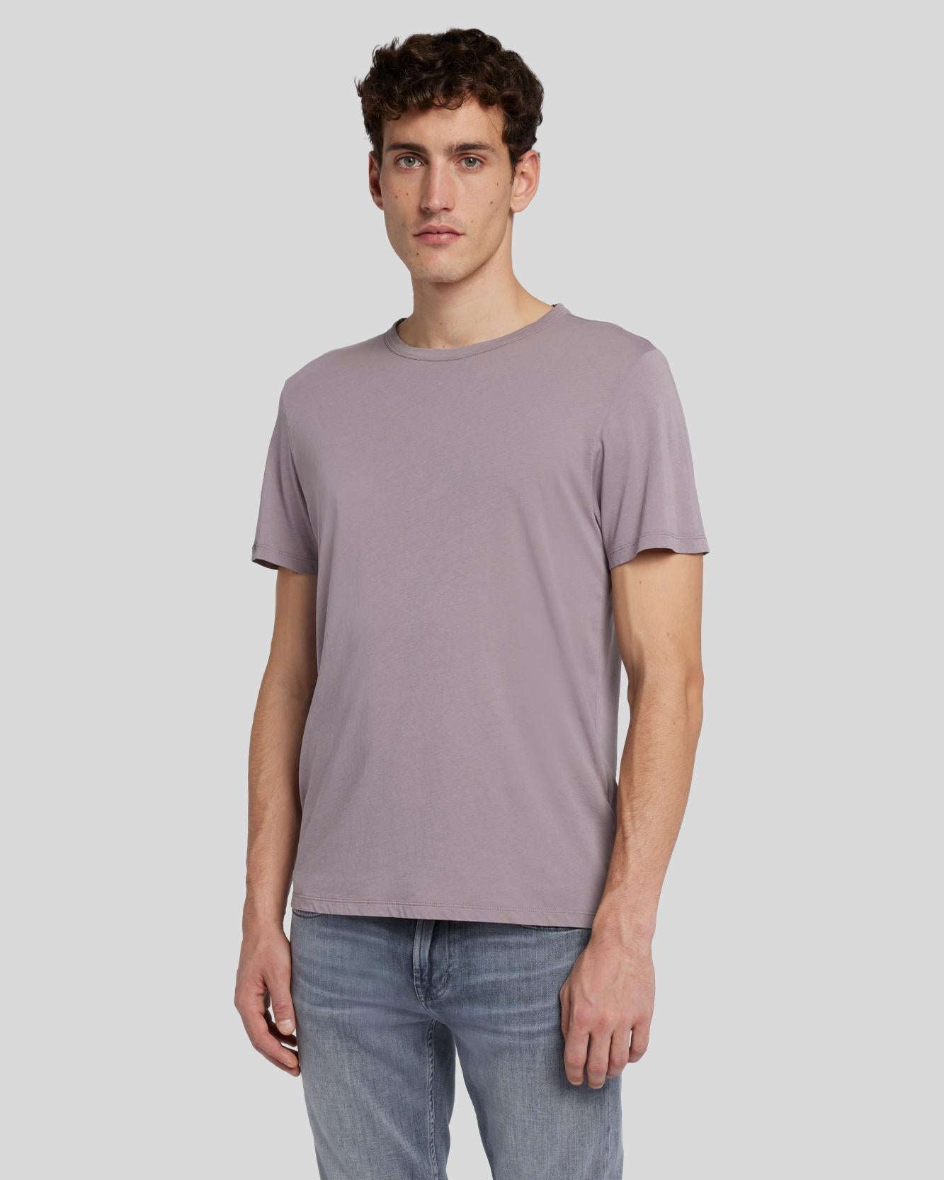 featherweight tee in mauve