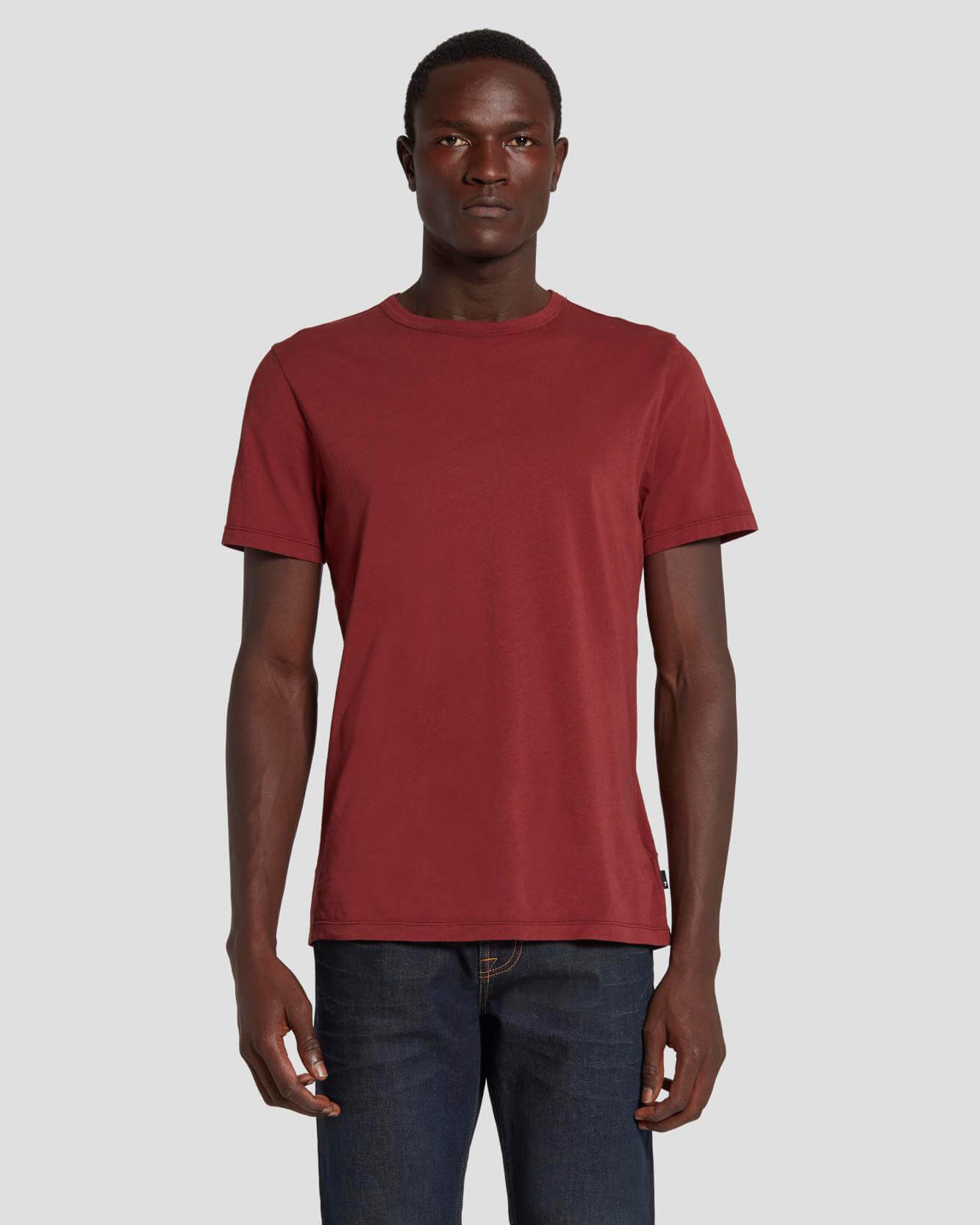 Featherweight Tee in Mulberry | 7 For All Mankind