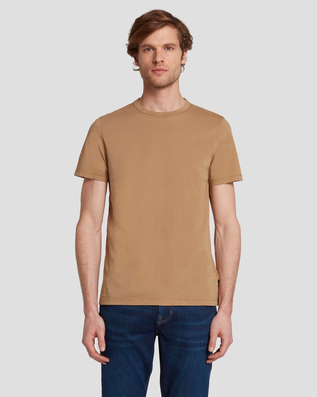 featherweight cotton tee in river bed