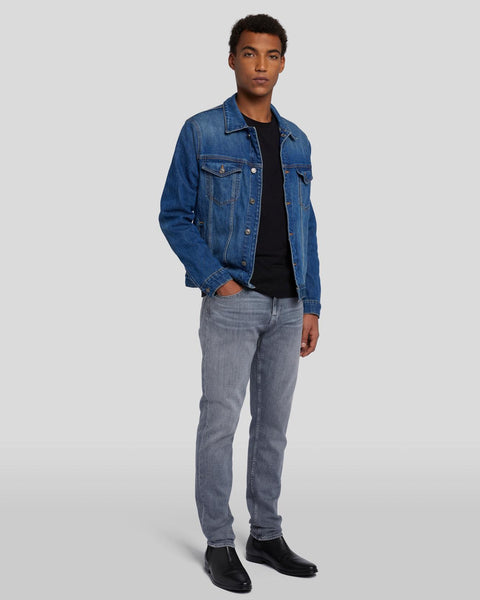 Perfect Trucker Jacket in Bonus Point_ | 7 For All Mankind