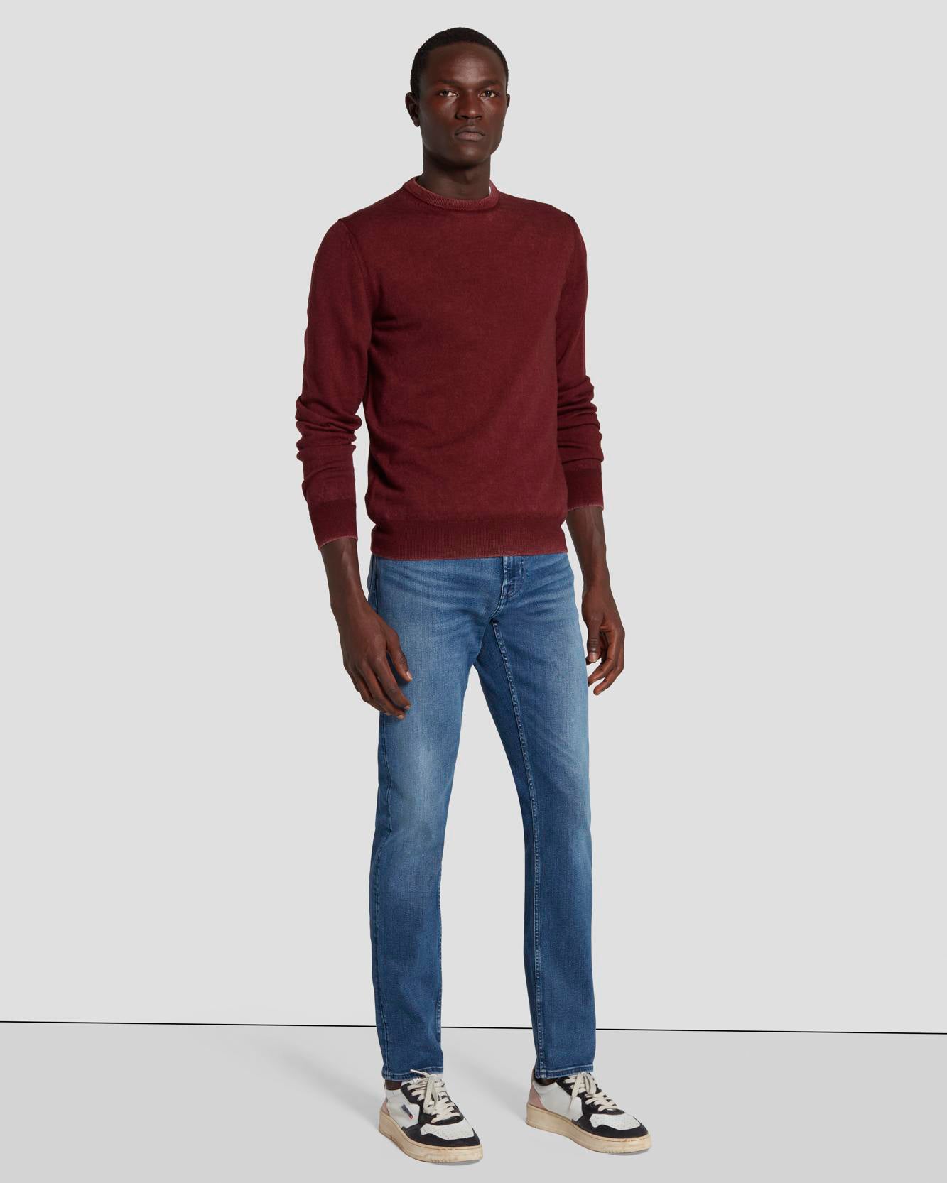 EarthKind Stretch Tek Slimmy in Maze | 7 For All Mankind