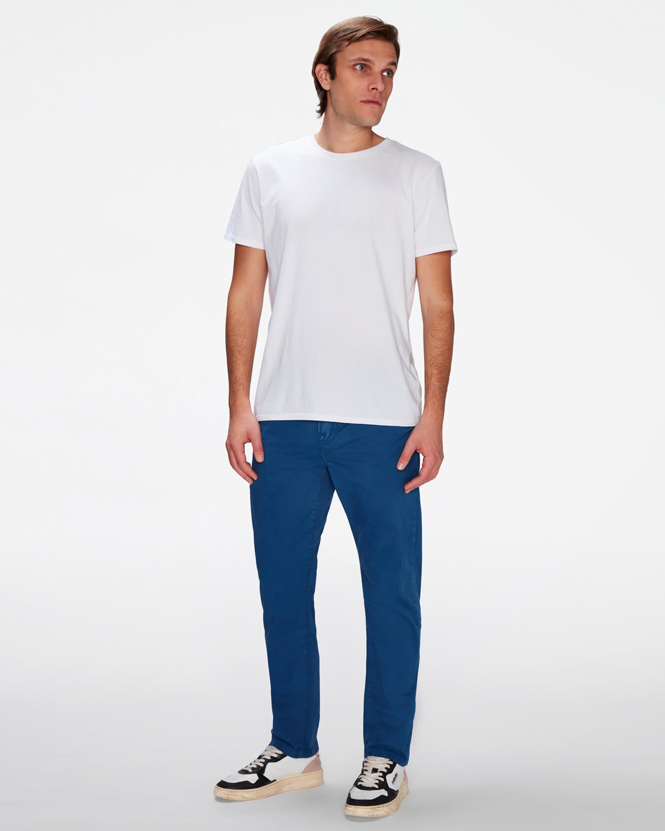 airweft twill adrien chino in sea bed