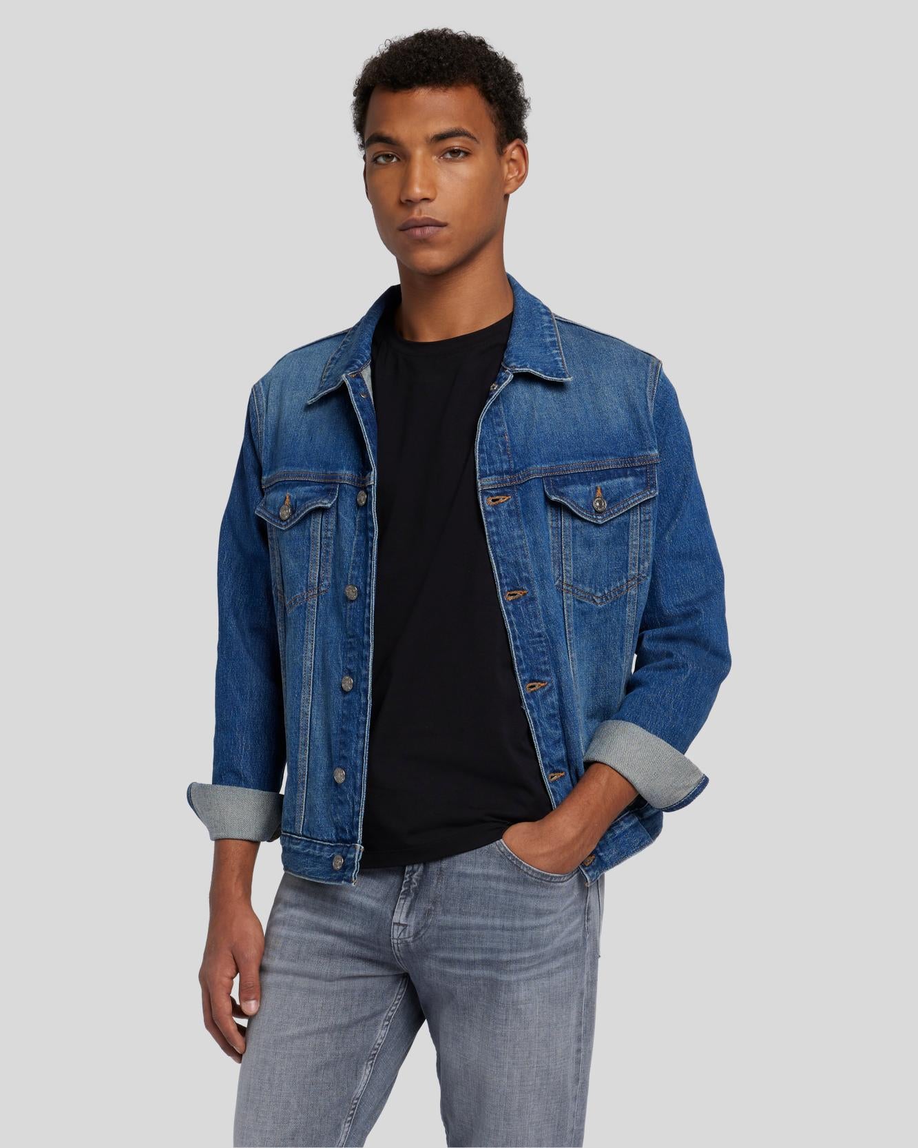 Perfect Trucker Jacket in Exchange | 7 For All Mankind