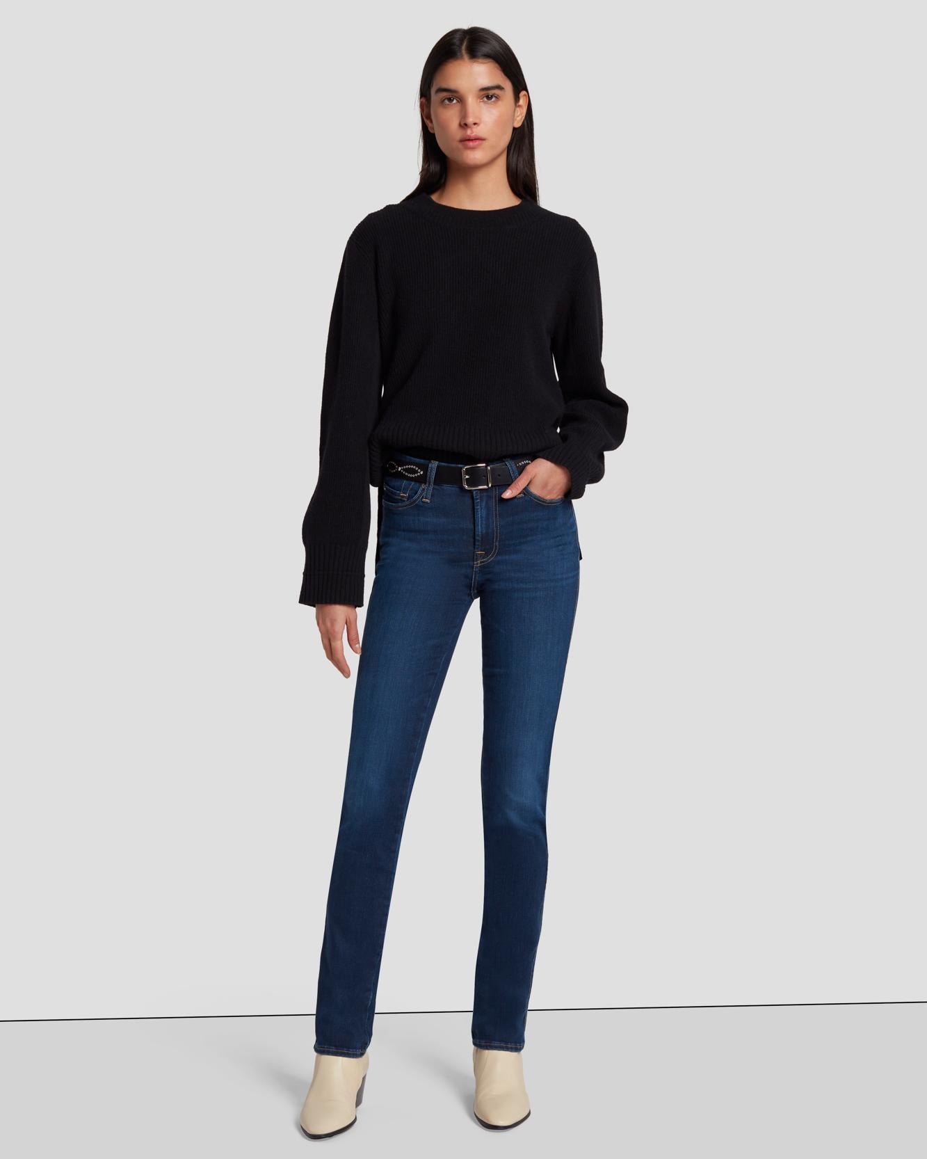 Slim Illusion Kimmie Straight in Opulent | 7 For All Mankind