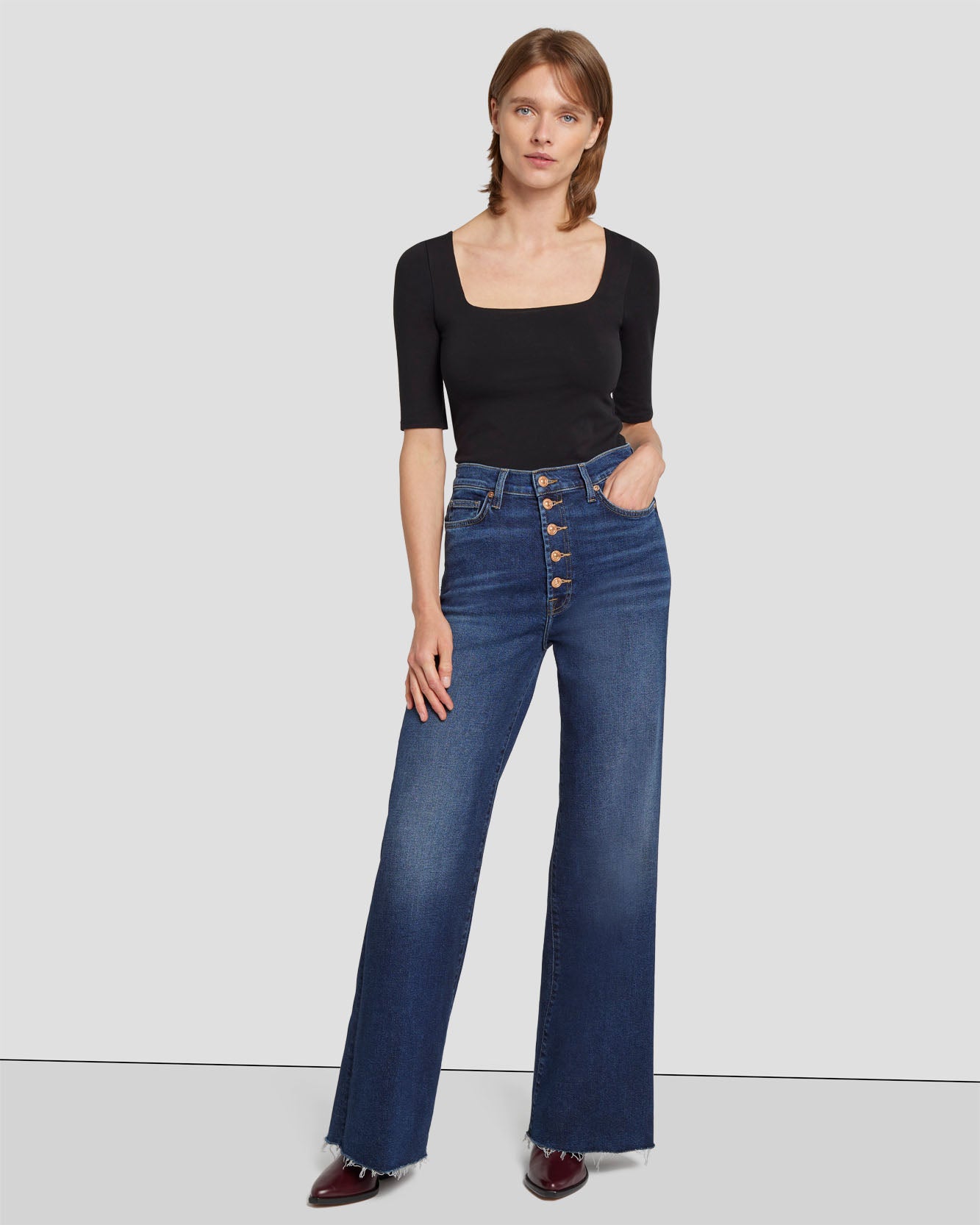 Luxe Vintage Ultra High Rise Jo in Deep Soul | 7 For All Mankind