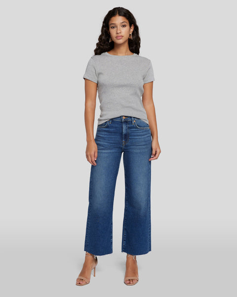Luxe Vintage Ultra High Rise Cropped Jo in Edis | 7 For All Mankind