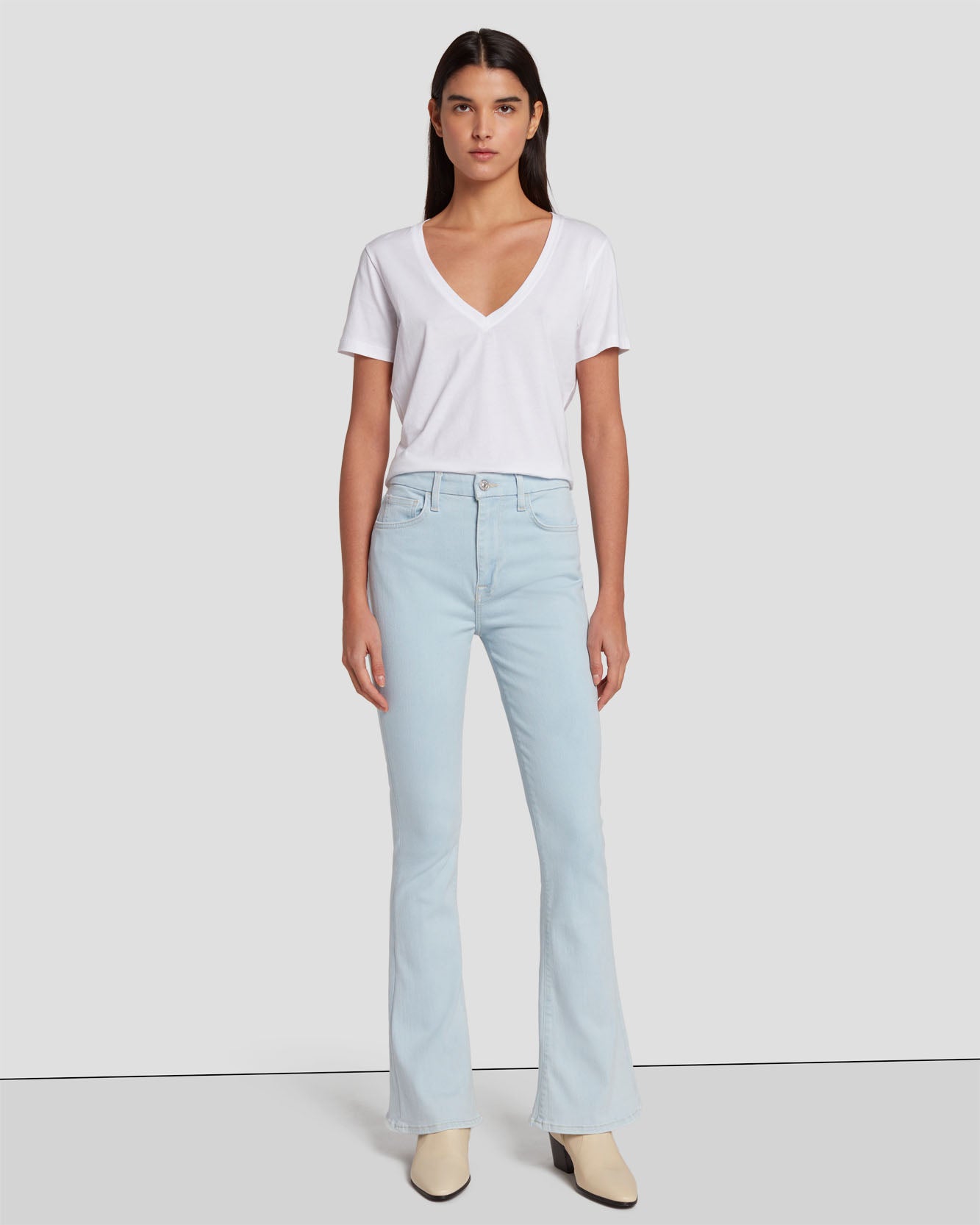 Tailorless No Filter UHR Skinny Bootcut in Peretti | 7 For All Mankind