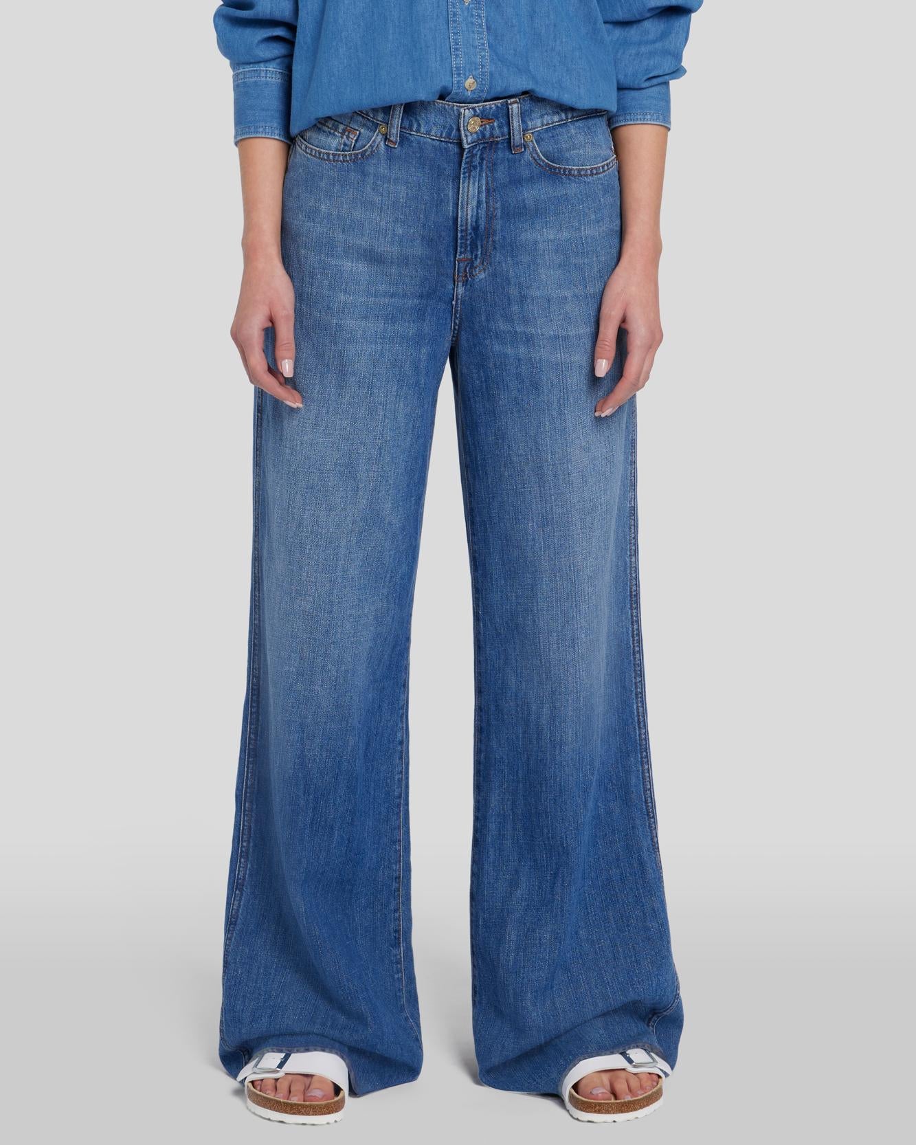 Women's Wide Leg Jeans - Denim for Women | 7 For All Mankind