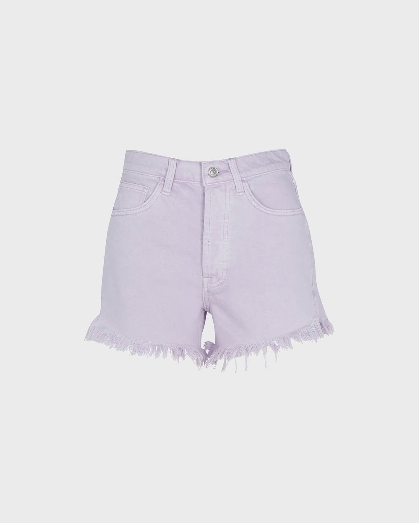 Easy Ruby Cut Off Short In Lavender | 7 For All Mankind