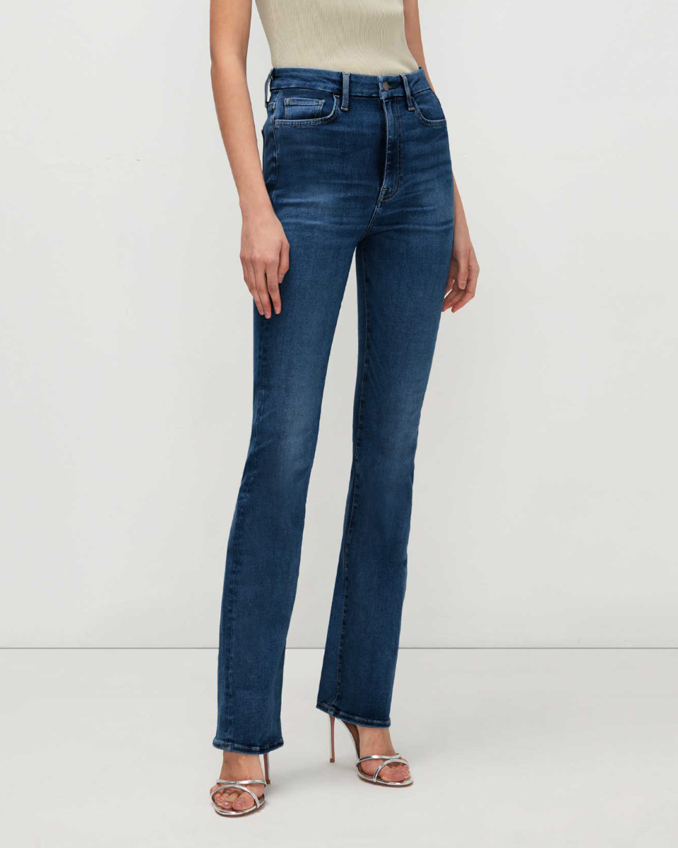 No Filter Ultra High Rise Skinny Boot In Sophie Blue | 7 For All Mankind