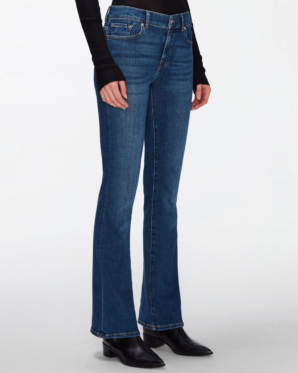 Luxe Vintage Tailorless Bootcut in Mid Blue | 7 For All Mankind