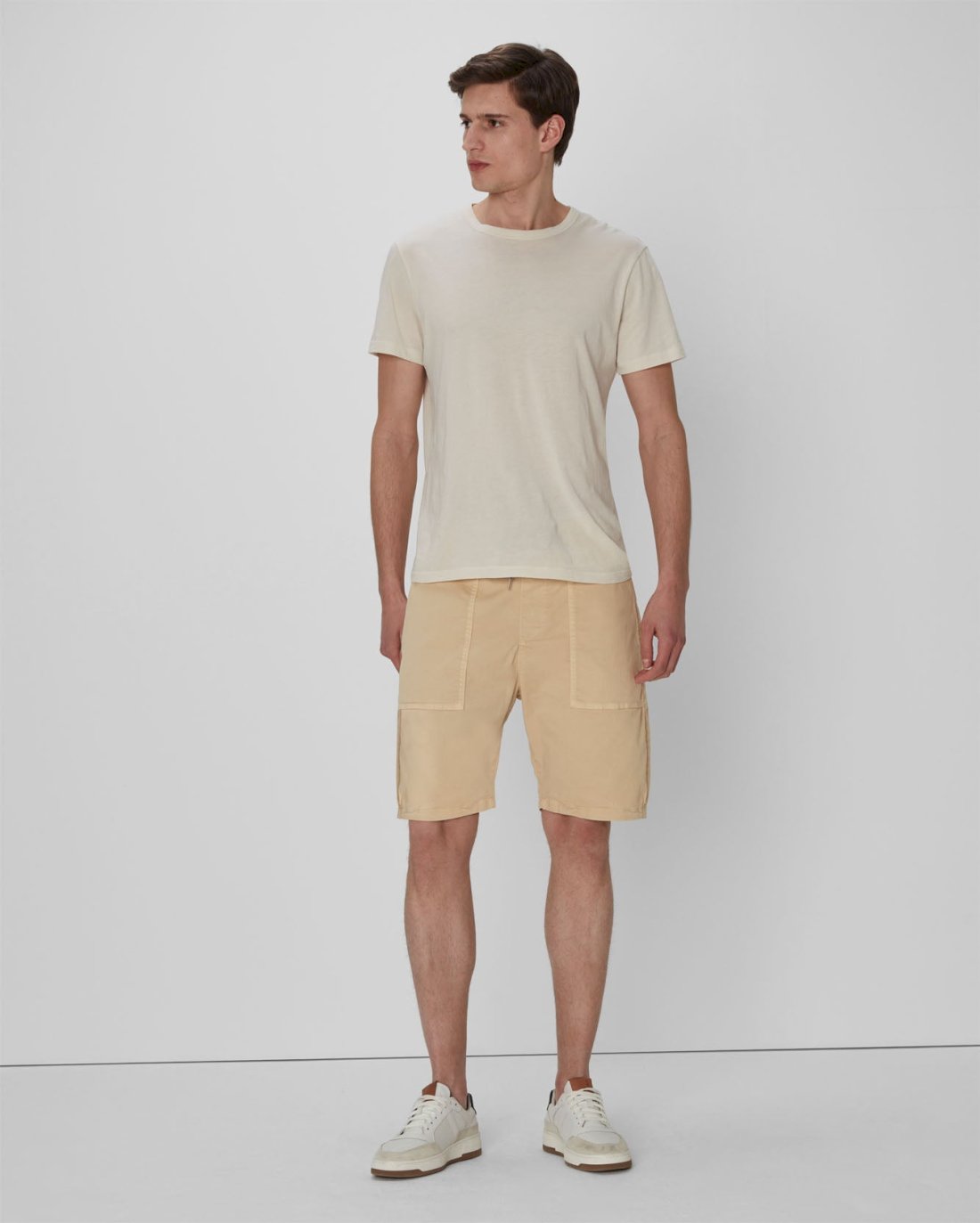 twill short in sand castle