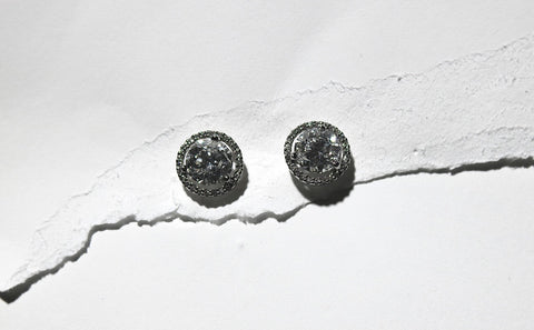 Diamond Halo Studs