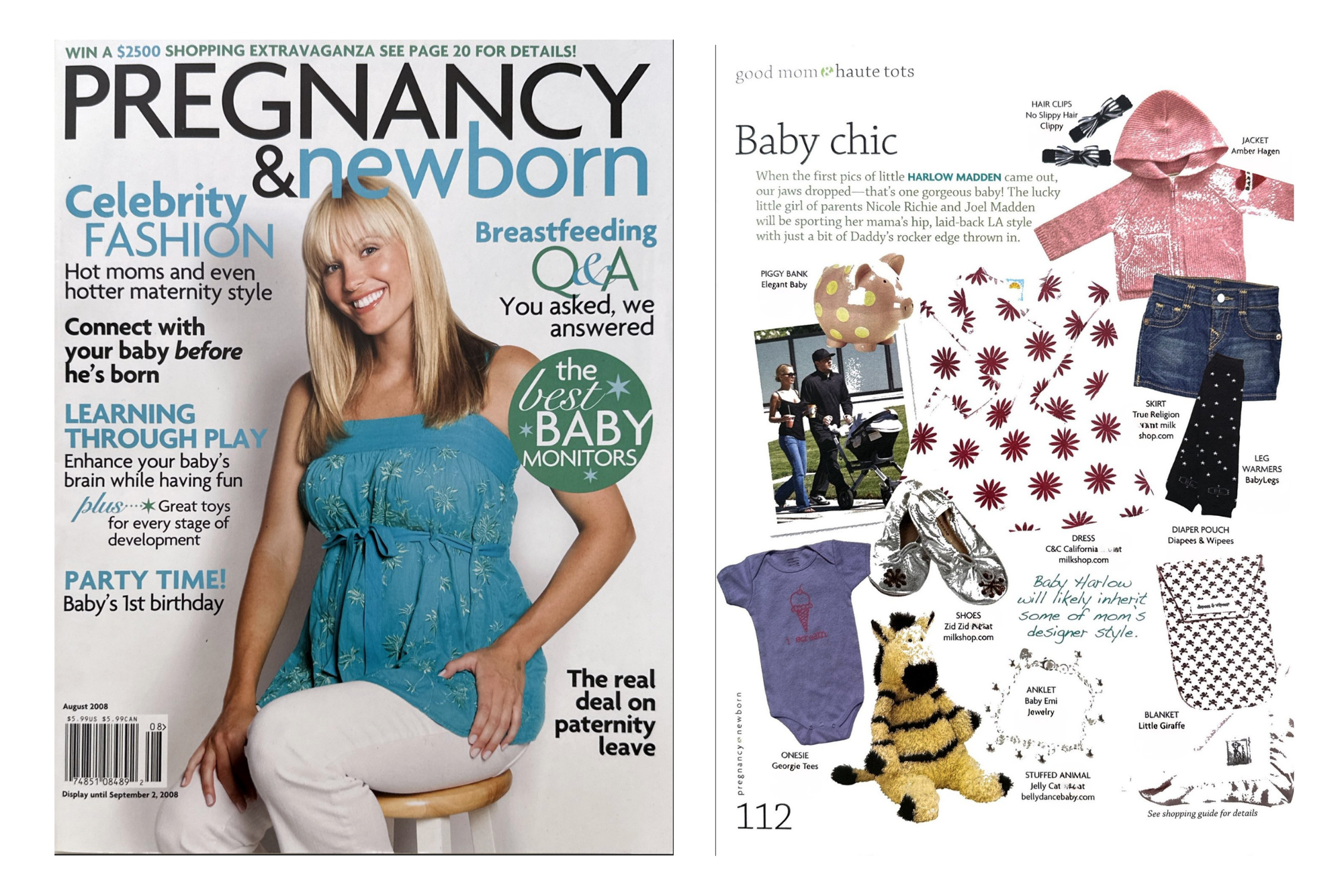 Pregnancy and Newborn Magazine August 2008