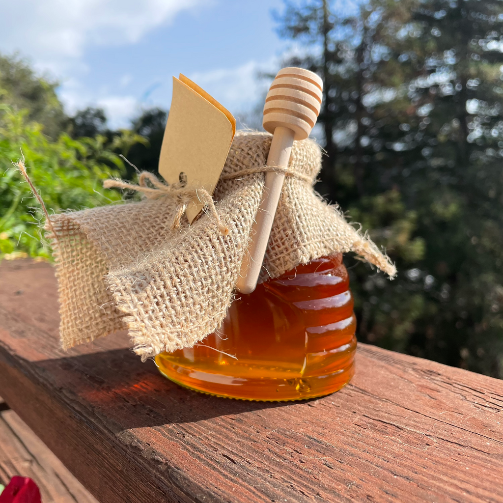 Raw, unfiltered, natural honey