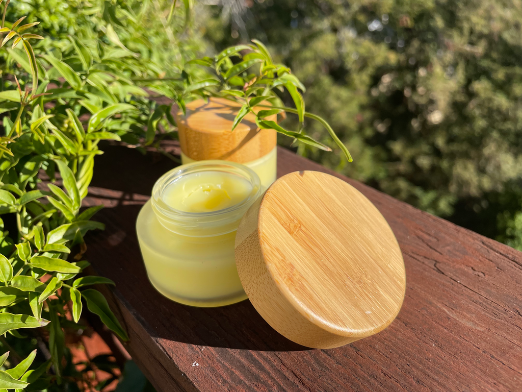 Sustainable beeswax hand creme by Honey by the Bay