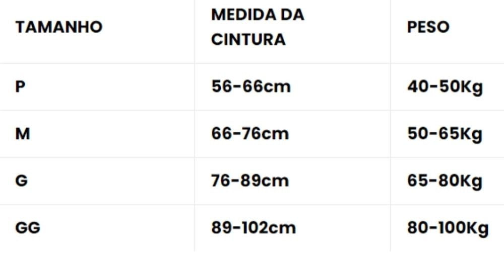 MEDIDAS Cinta Modeladora Shaper-Up