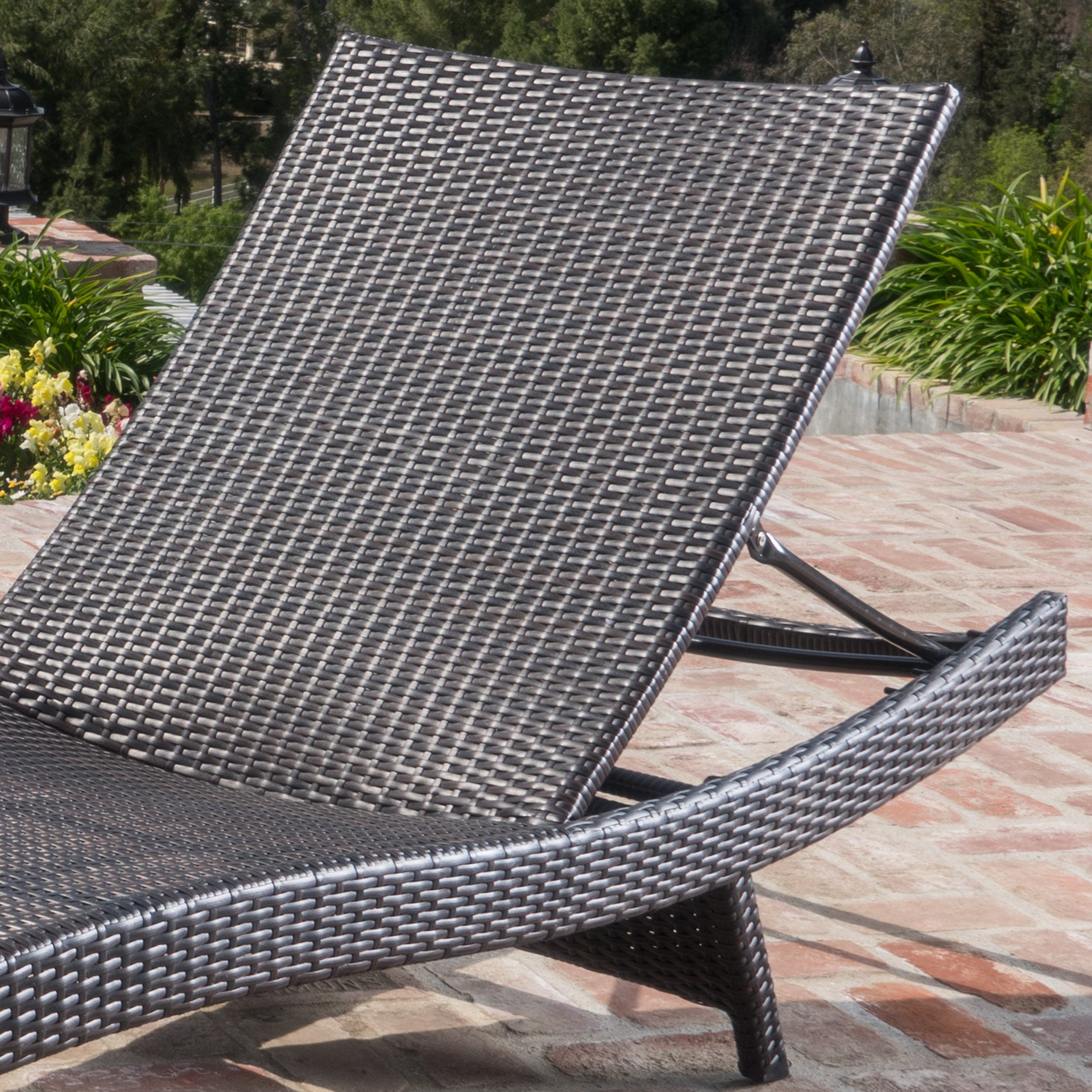 lakeport outdoor adjustable chaise lounge chair