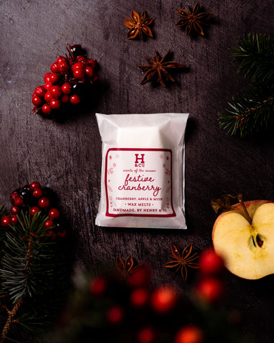 Henry & Co Wax Melt Fragrance - Christmas Festive Cranberry