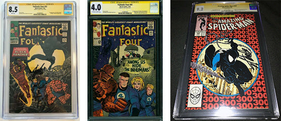 Fantastic Four #52 (Vol. 1), Fantastic Four #45 (Vol. 1), Amazing Spider-Man #300, Signature Series: Stan Lee
