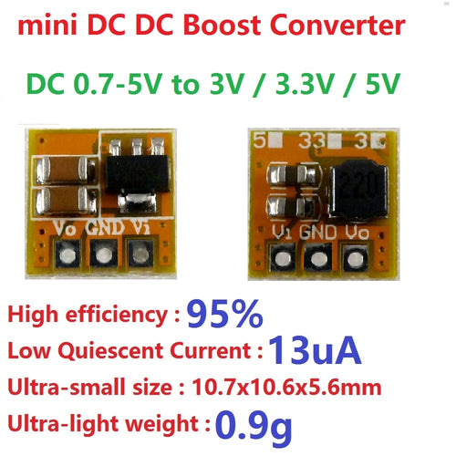 Dc Mini Splitdc Step-up Converter 7w 2.6-5.5v To 5v-12v For Led