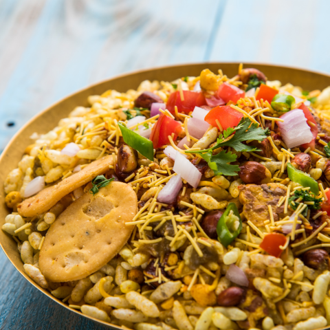 One of the easiest and tastiest snack to make at home: Bhel