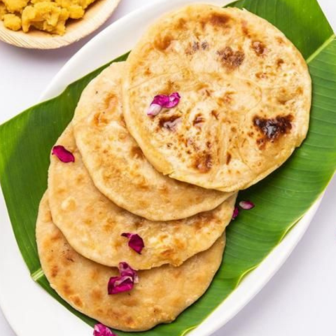 Puran Poli is another sweet delicacy served during Ganesh Chaturthi celebrations