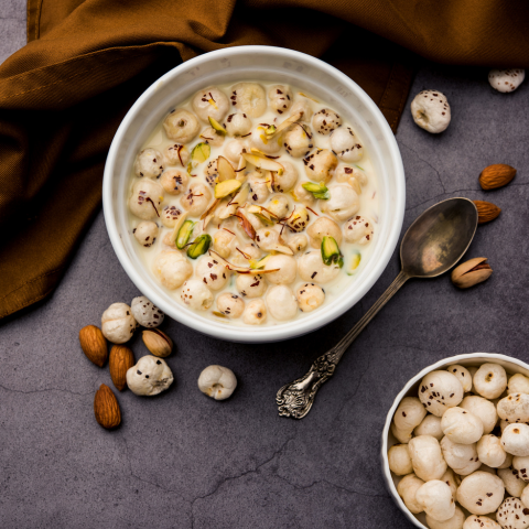 Makhana Kheer is one of the most popular desserts to enjoy while fasting