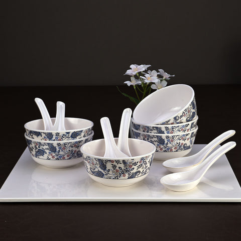 Indie Paisley Soup Set by Servewell with a beautiful floral design