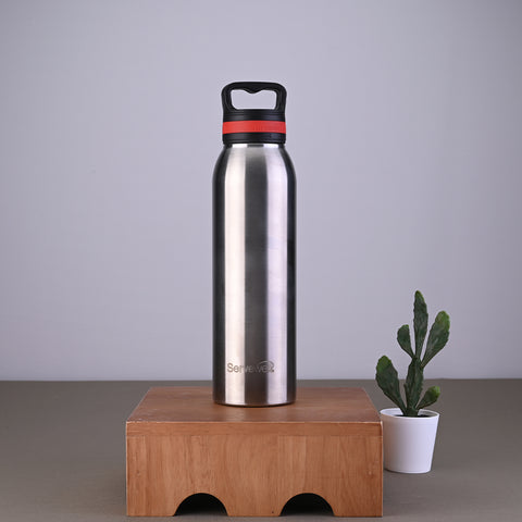Stainless Steel Oslo bottle with a handle by Servewell