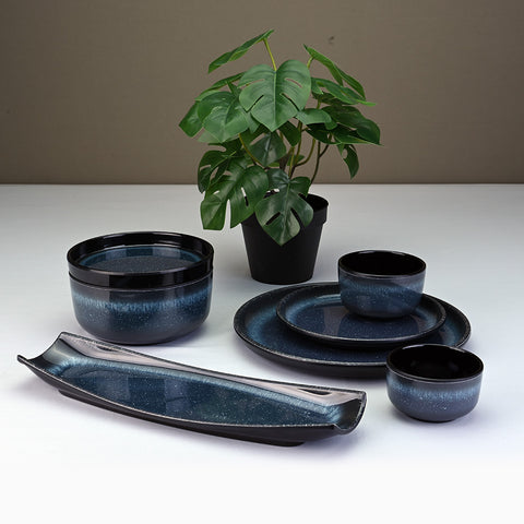 Cosmos Dinnerware by Servewell in a mesmerising blue colour
