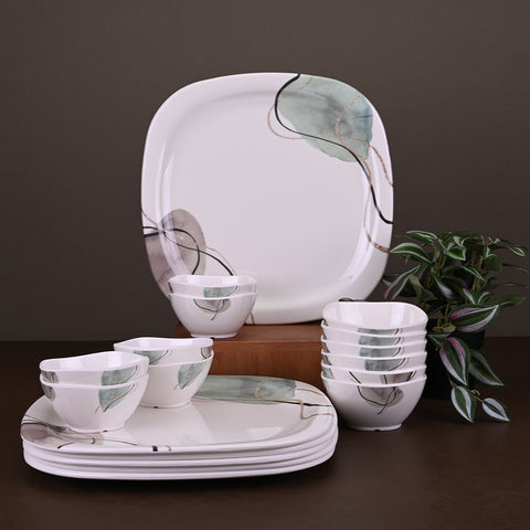 18pc Dinner Set: Crystalline