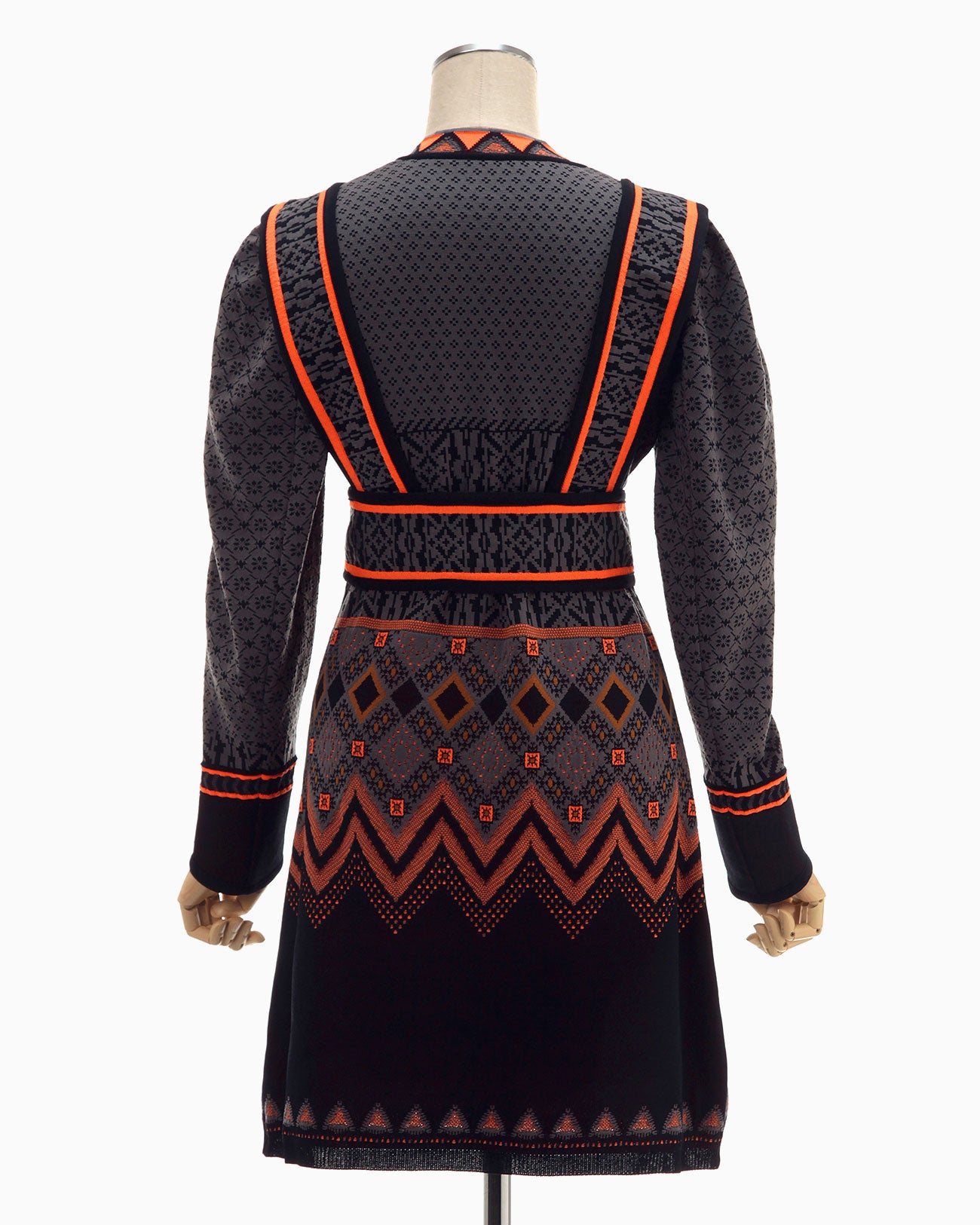 mame kurogouchi Fair Isle Knitted Dress-