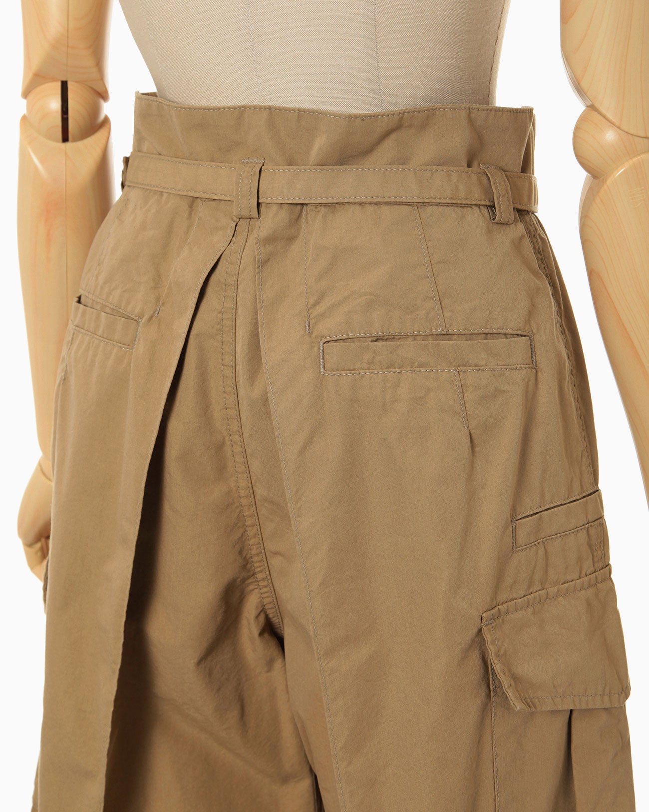 mamekurogouchi Cotton Nylon Tucked Cargo alau.com.gt