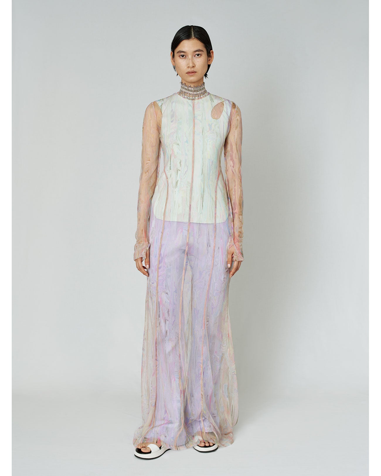 メカニカル Mame Kurogouchi Marble Print Dress size2 - 通販 - www