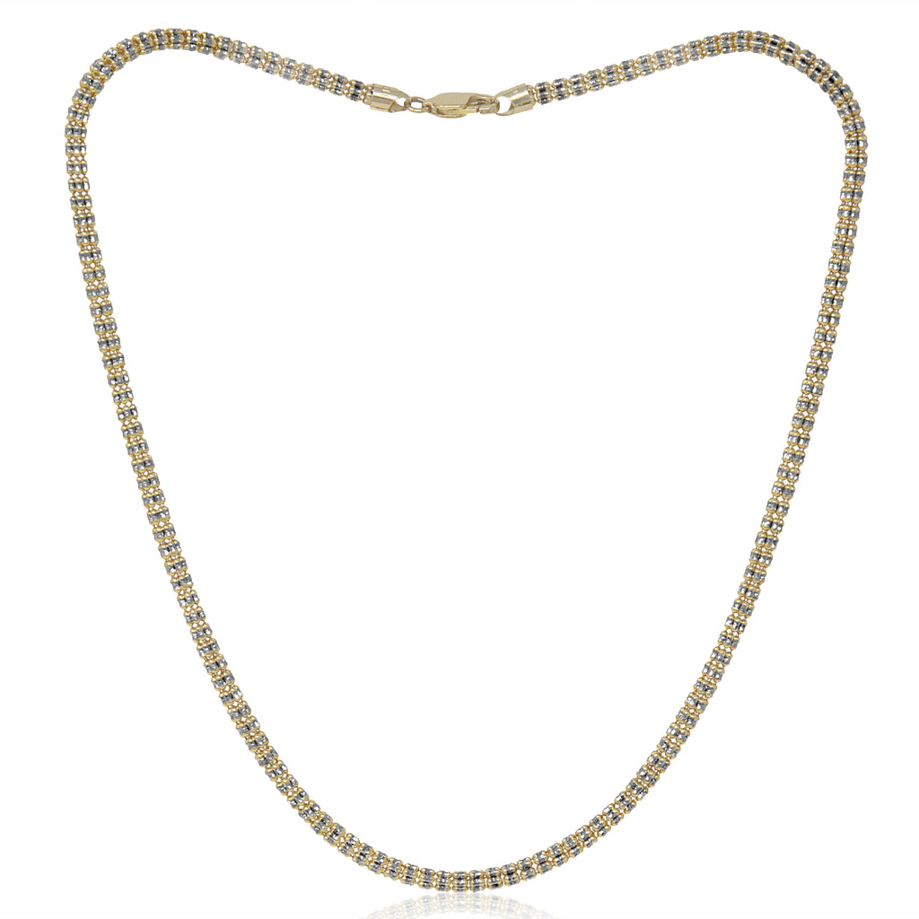 Icy Cubic Zirconia 10mm Diamond Prong Link Necklace 14K White Gold Plated 2  Row Cuban Chain, 16 24in From Nnbvc, $25.33 | DHgate.Com