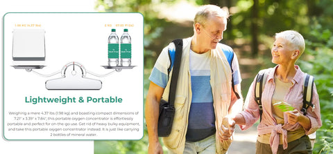 Lightweight & Portable oxygen concentrator