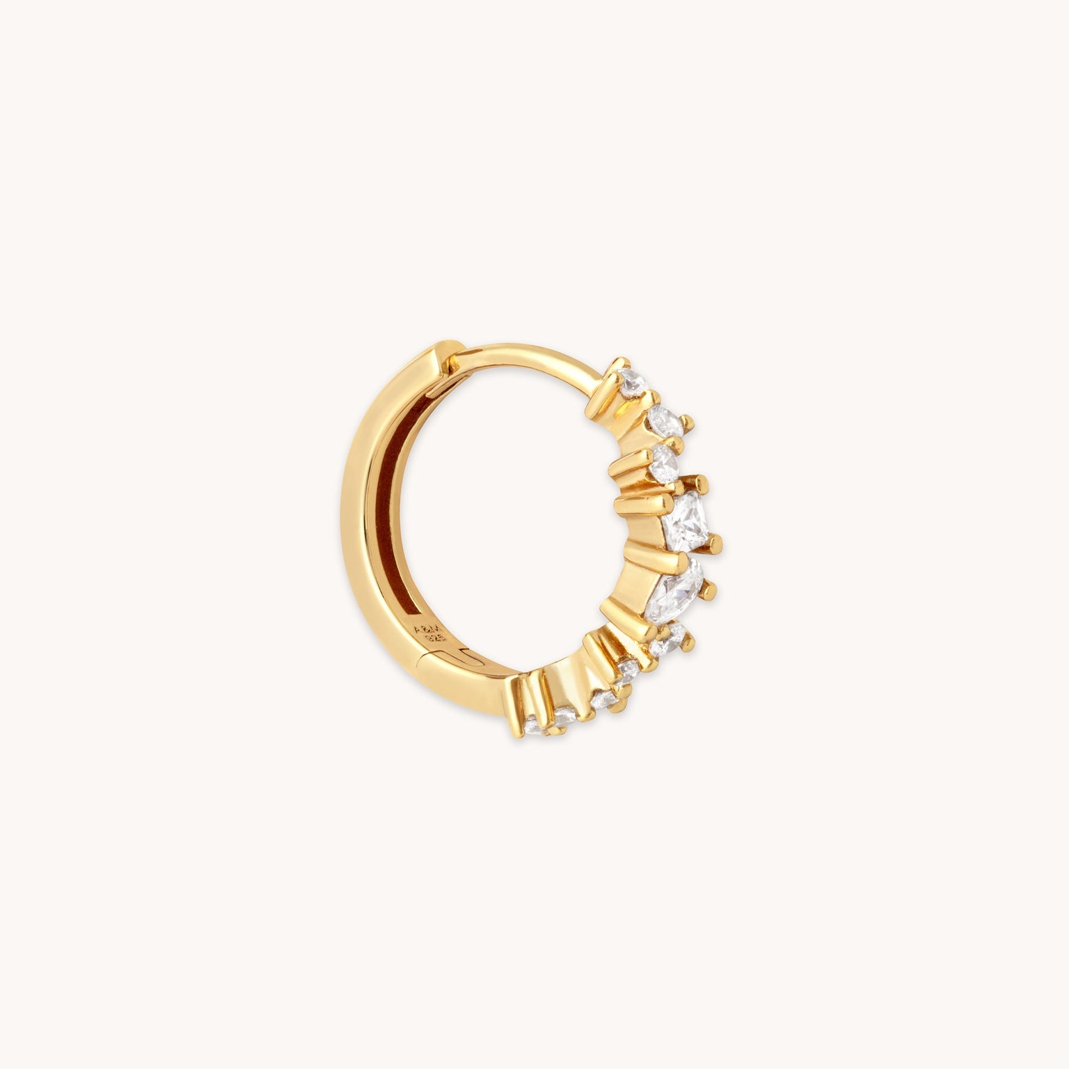 Celestial Gold 11.5mm Hoop | Astrid & Miyu Earrings